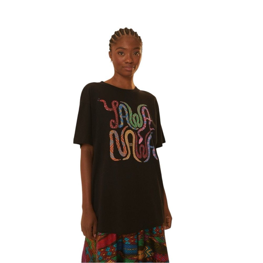 FARM Rio Yawanawa Relaxed Fit T Shirt NWT